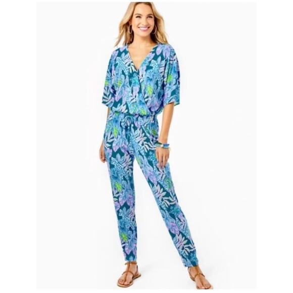 Lilly Pulitzer Merrick Jumpsuit XXS NWT - Picture 2 of 6